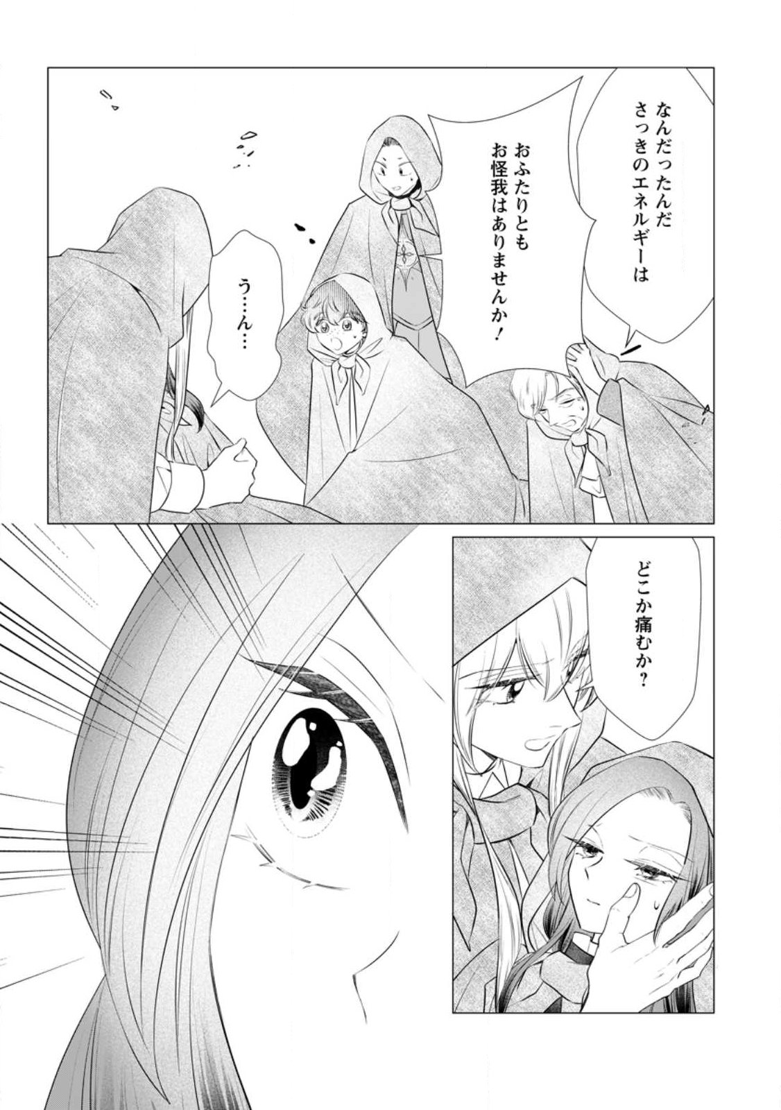 Rou no Naka de Mezameta Akuyaku Reijou wa Shinitakunai: Shokei o Kaihi Shitara, Matteita no wa Dekiai deshita Chapter 35.2 10ページ