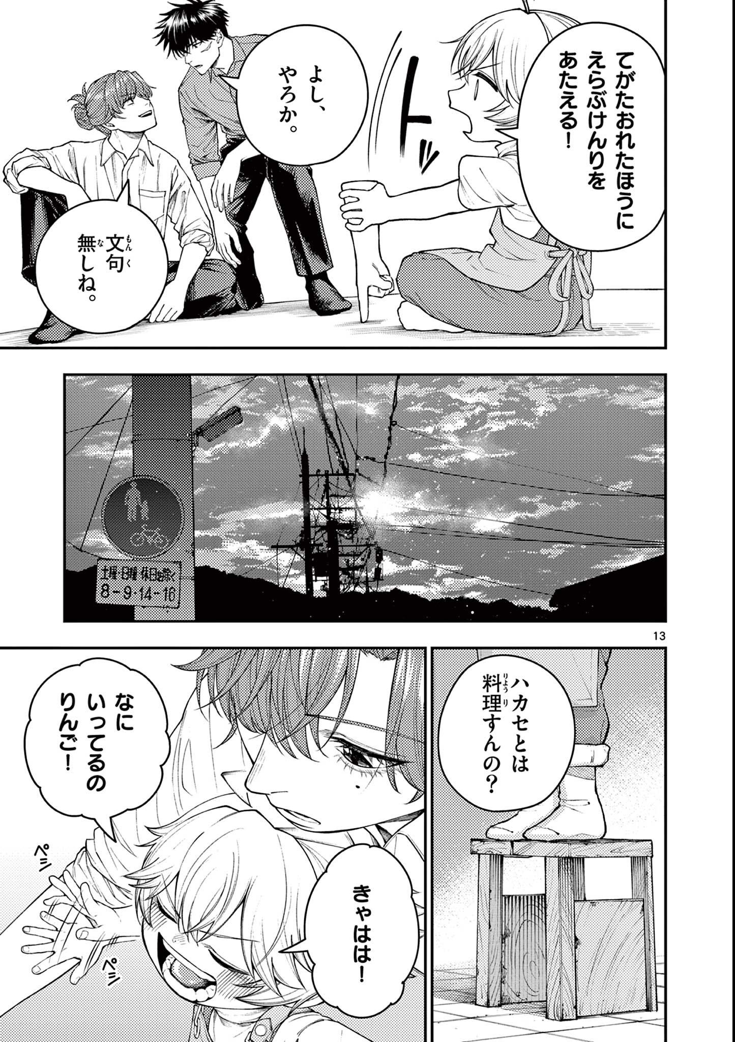 Wrench to Kudamono Chapter 2 13ページ