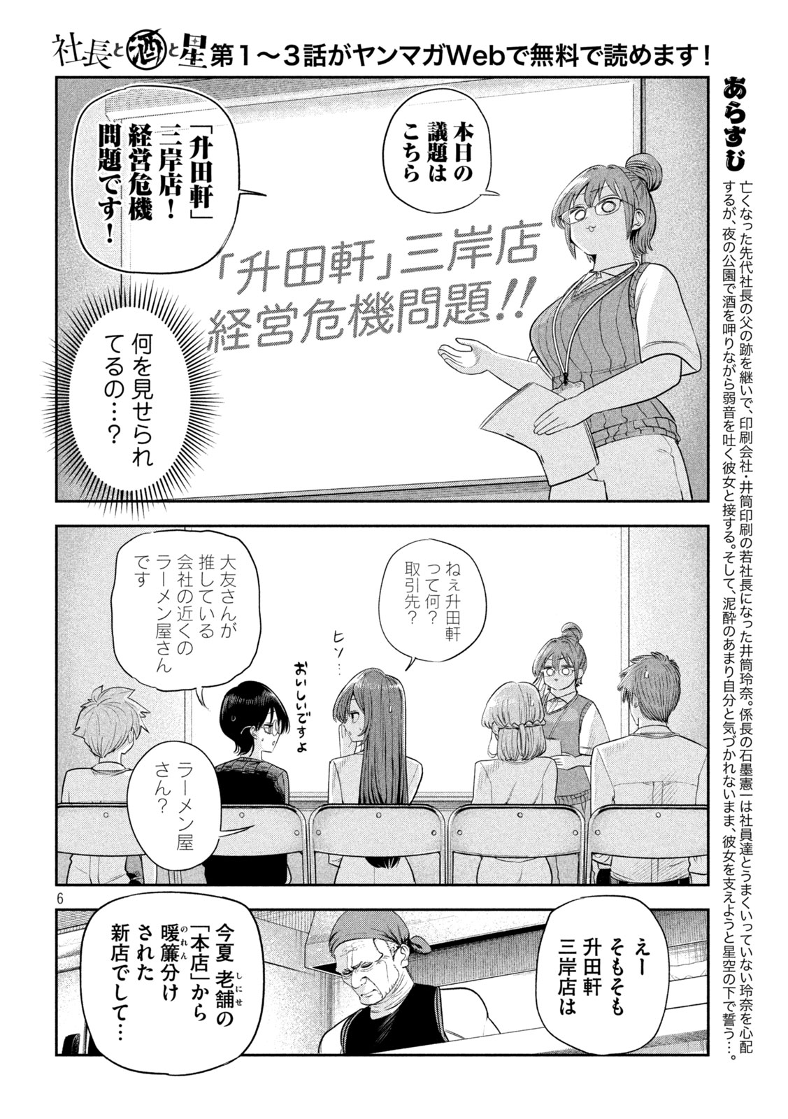 Shachou to Sake to Hoshi Chapter 73 6ページ