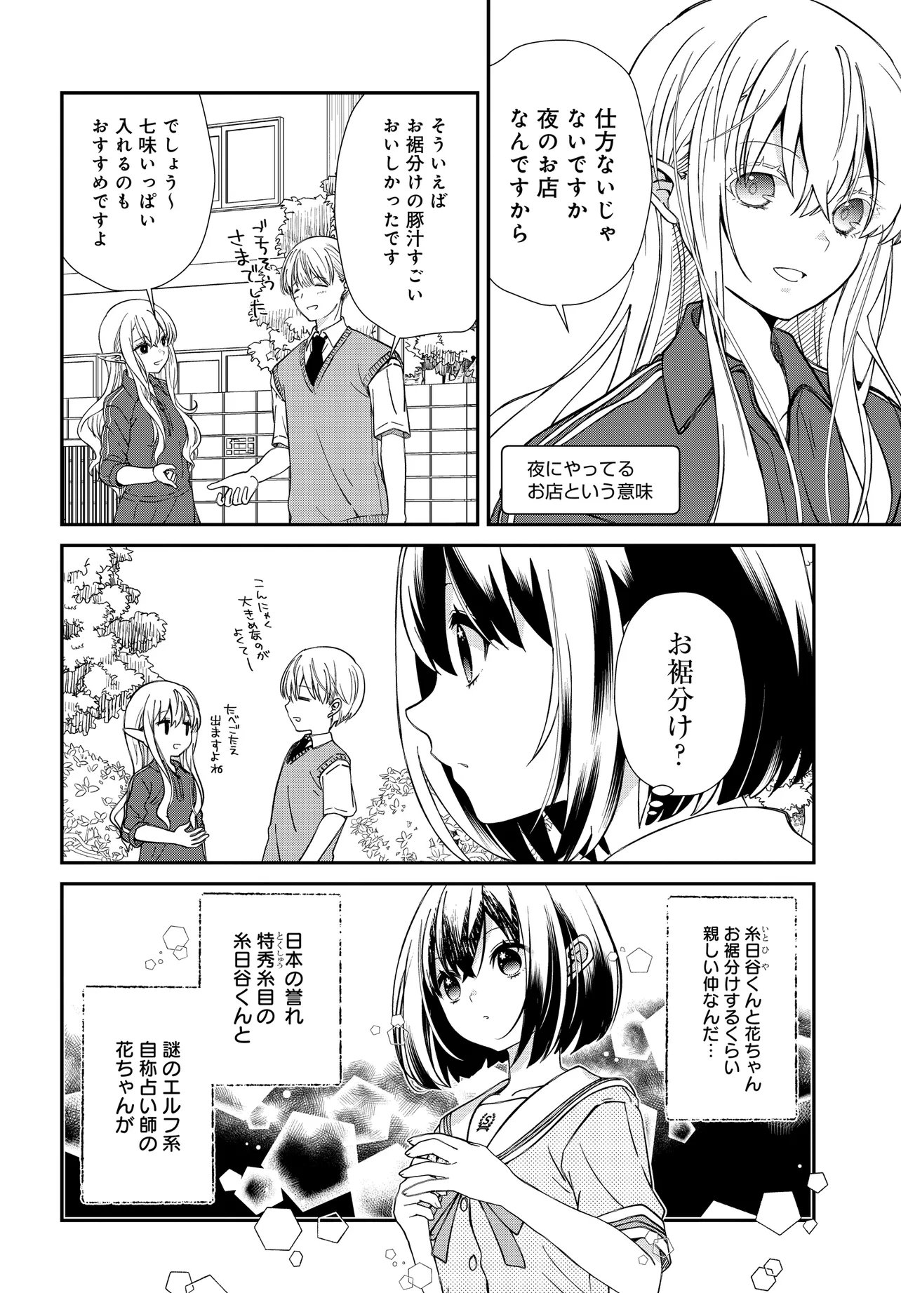 Elf ppoi Hana-san no Tekitou na Apartment Gurashi Chapter 8.2 6ページ