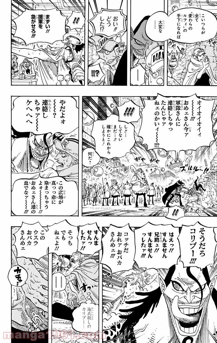 One Piece Chapter 600 8ページ