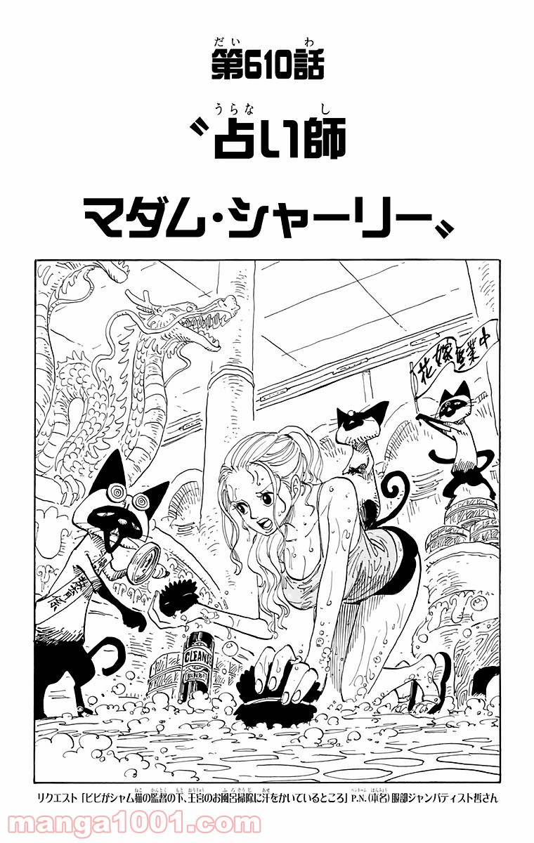 One Piece Chapter 610 1ページ