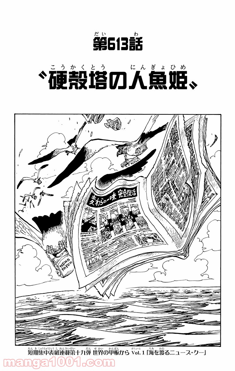One Piece Chapter 613 1ページ