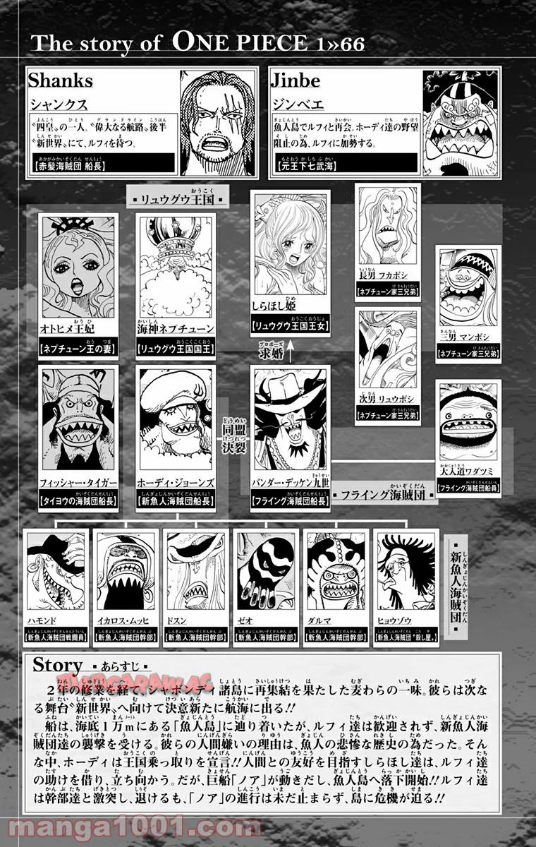 One Piece Chapter 647 3ページ