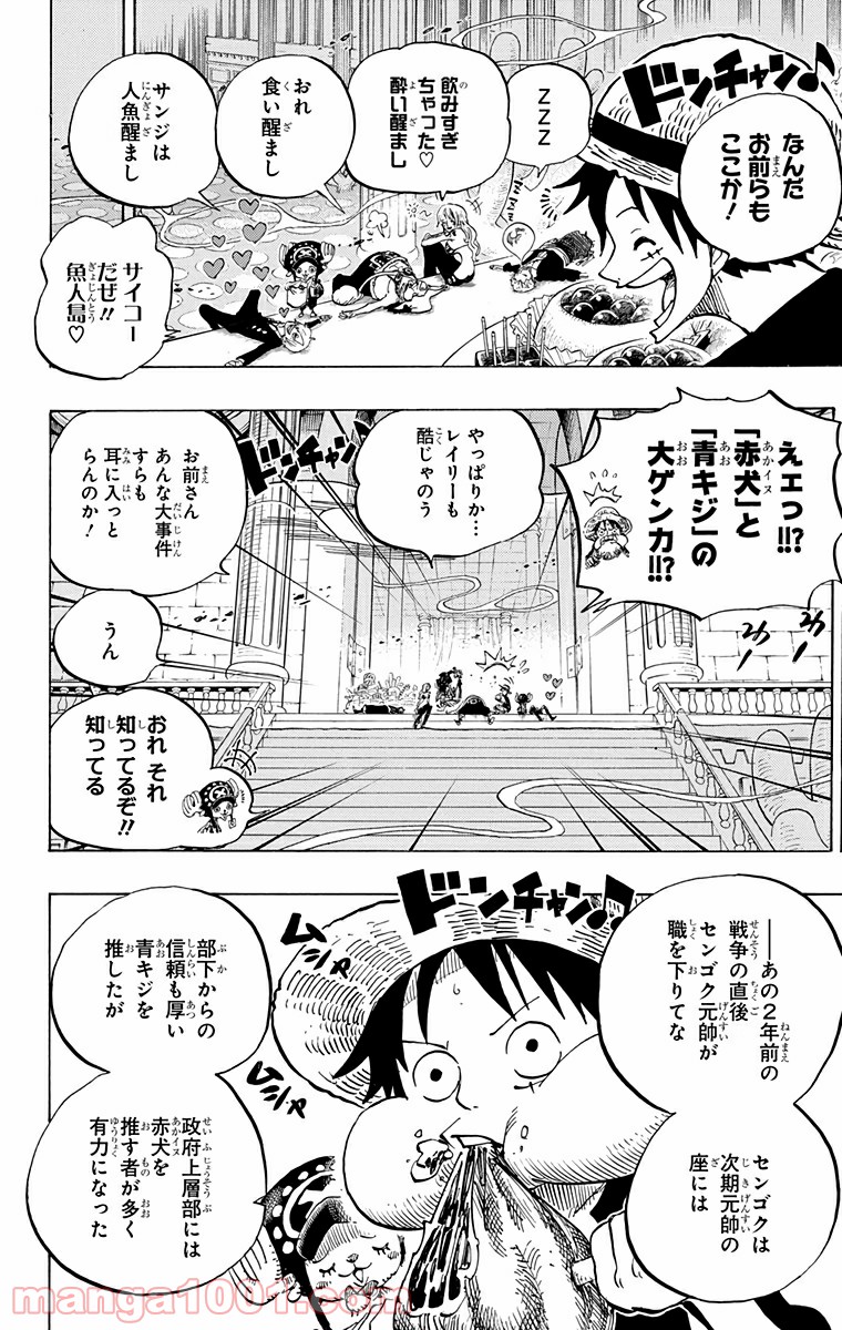 One Piece Chapter 650 4ページ