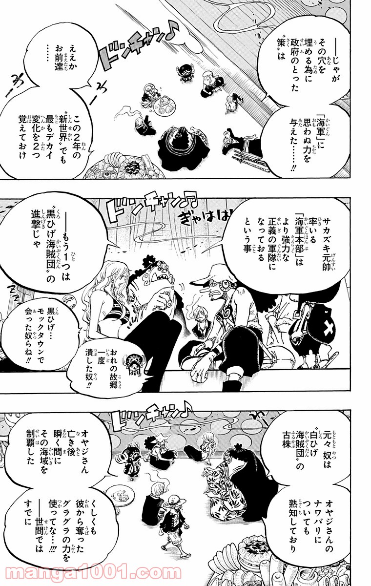 One Piece Chapter 650 7ページ