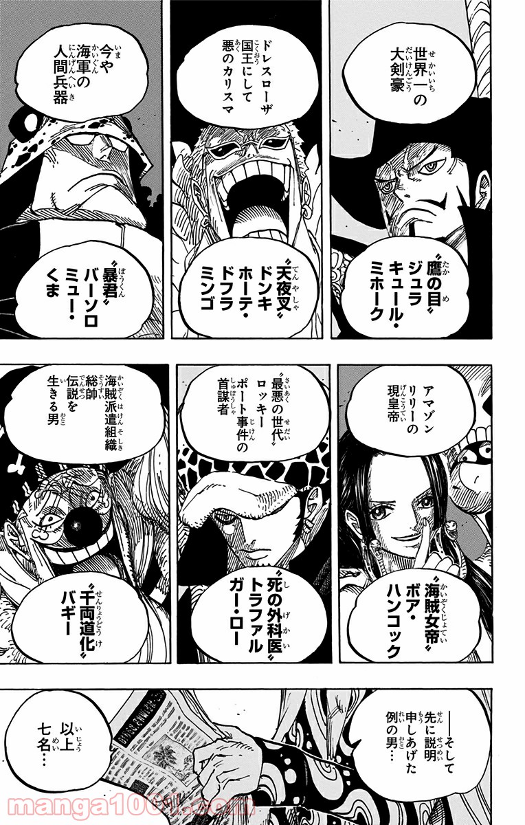 One Piece Chapter 700 13ページ