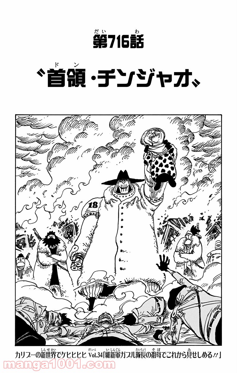 One Piece Chapter 716 1ページ