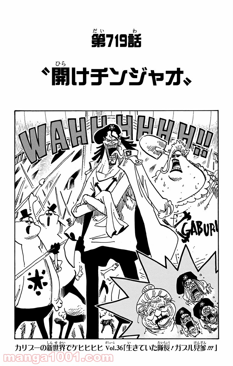 One Piece Chapter 719 1ページ