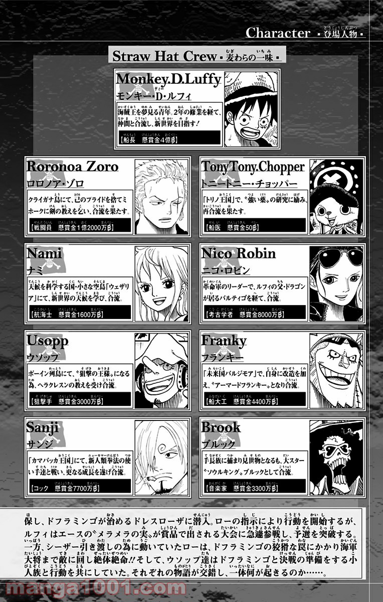 One Piece Chapter 722 2ページ