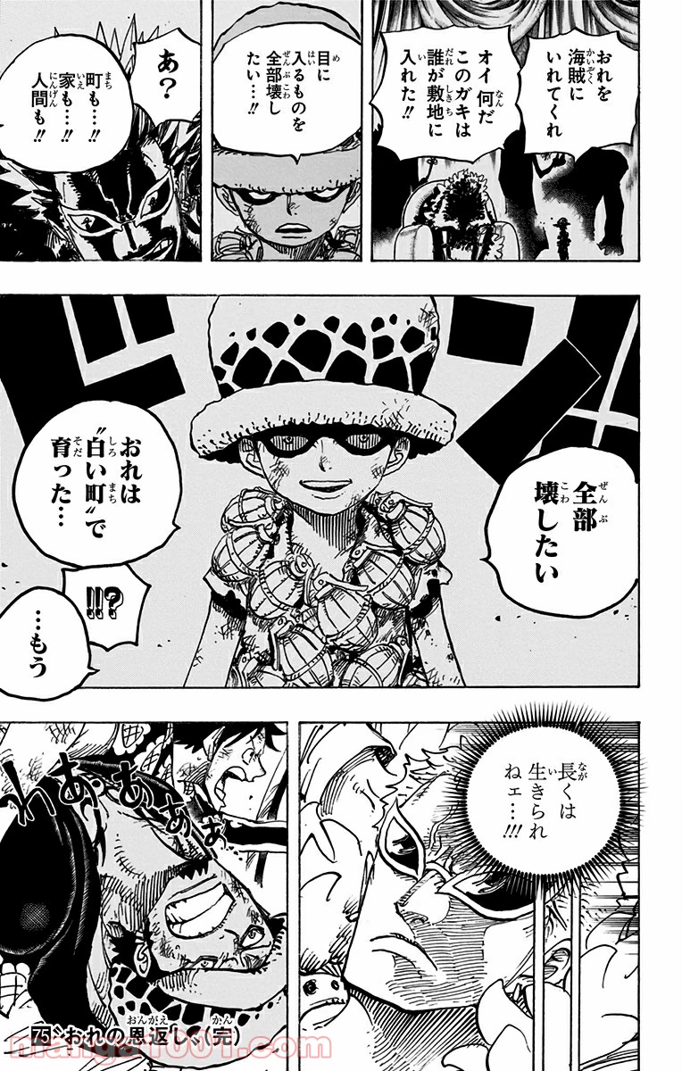 One Piece Chapter 752 17ページ