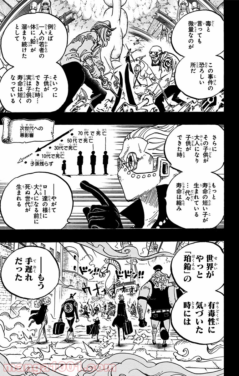 One Piece Chapter 762 9ページ