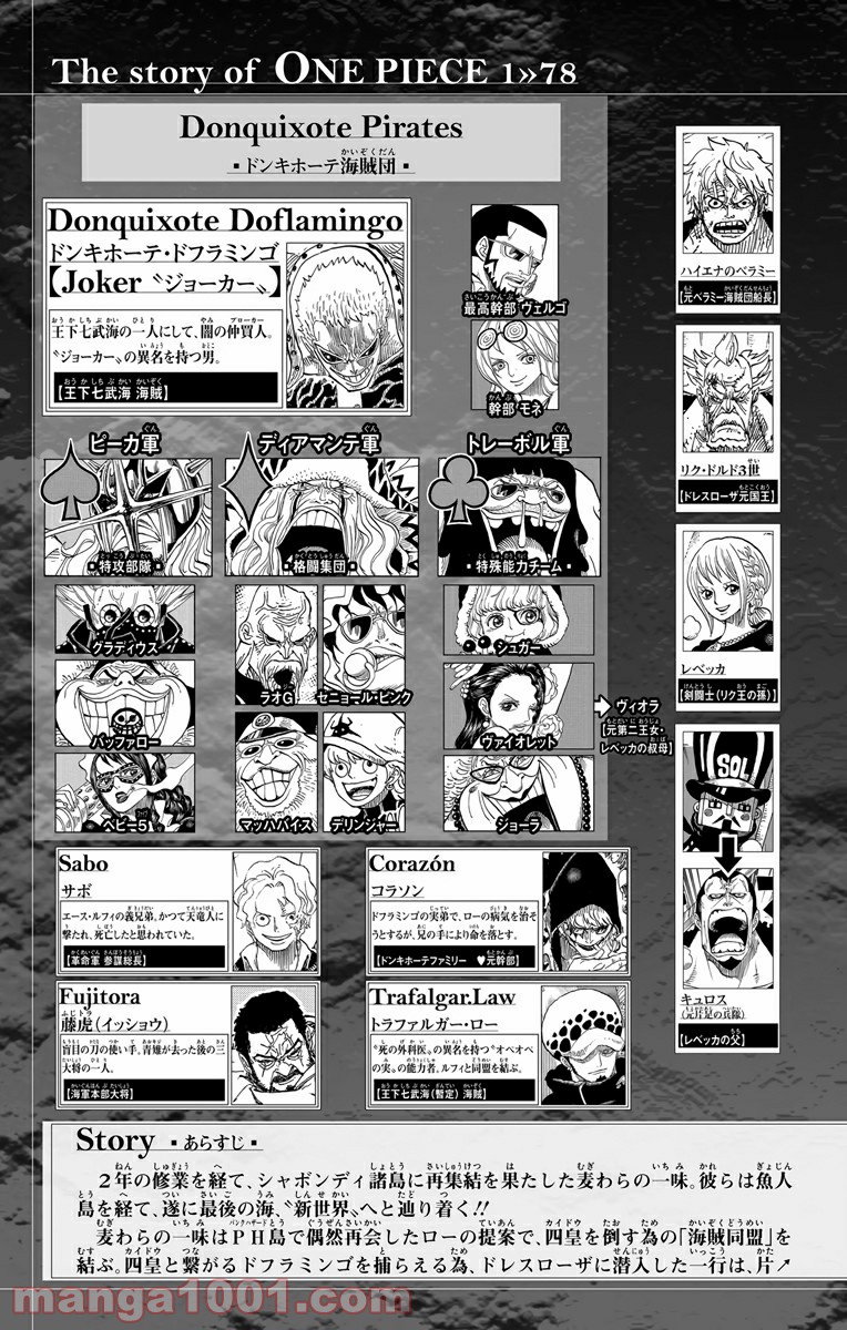 One Piece Chapter 776 3ページ