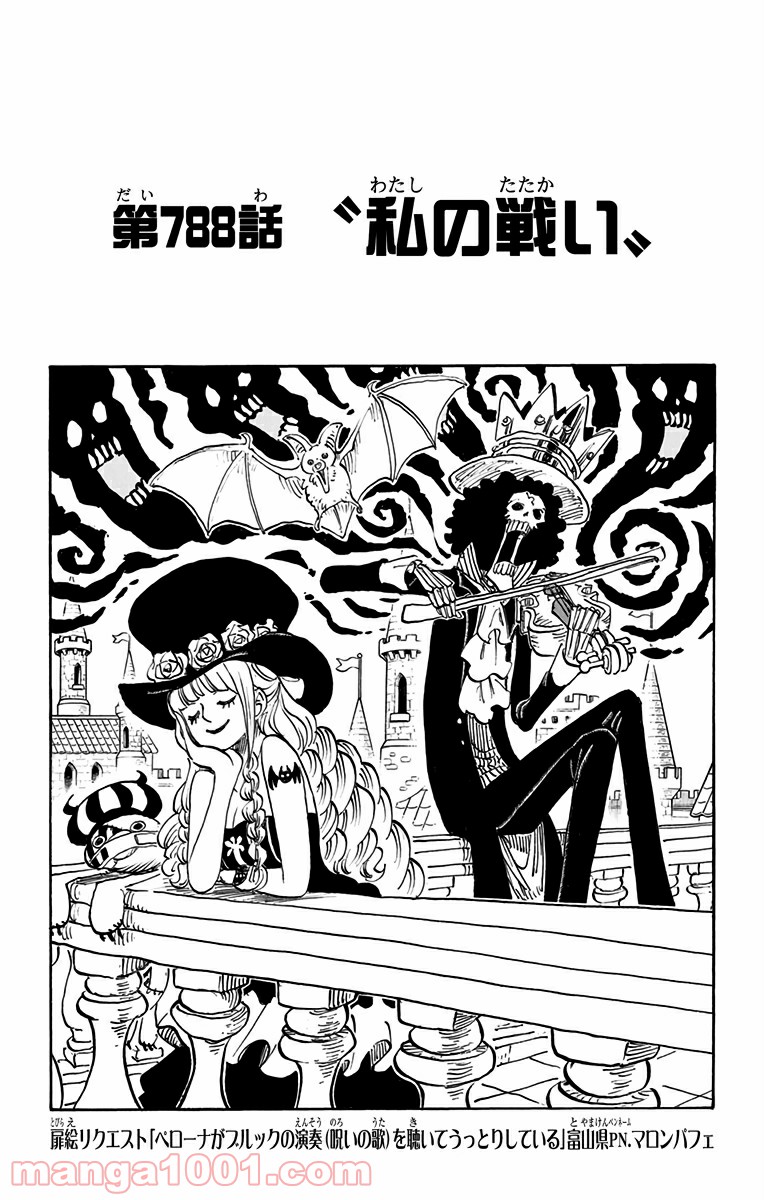 One Piece Chapter 788 1ページ