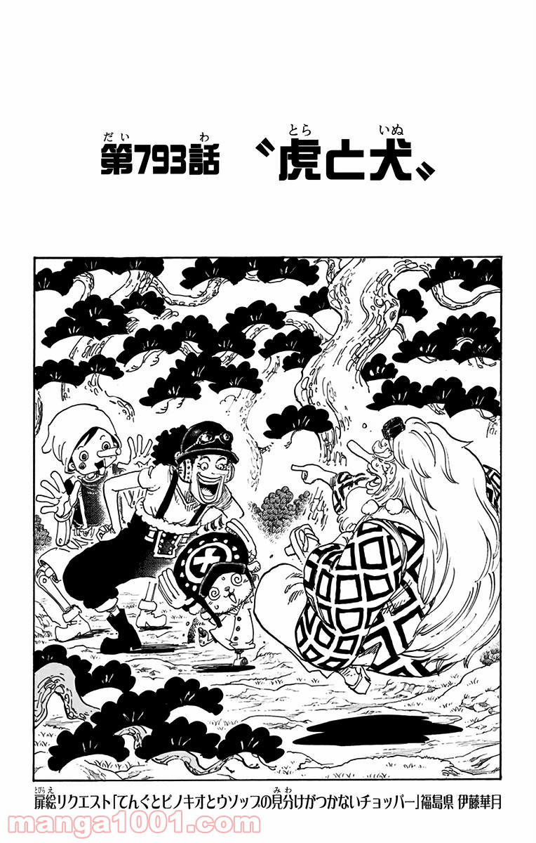 One Piece Chapter 793 1ページ