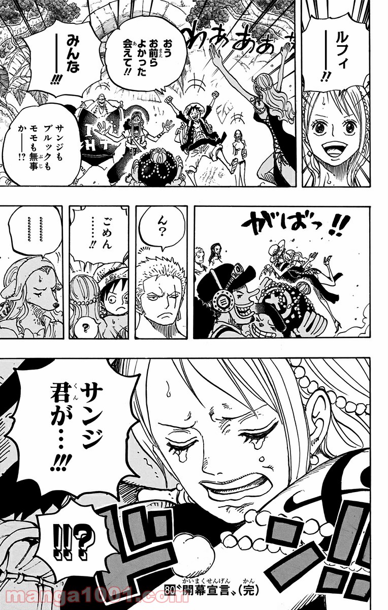 One Piece Chapter 806 17ページ