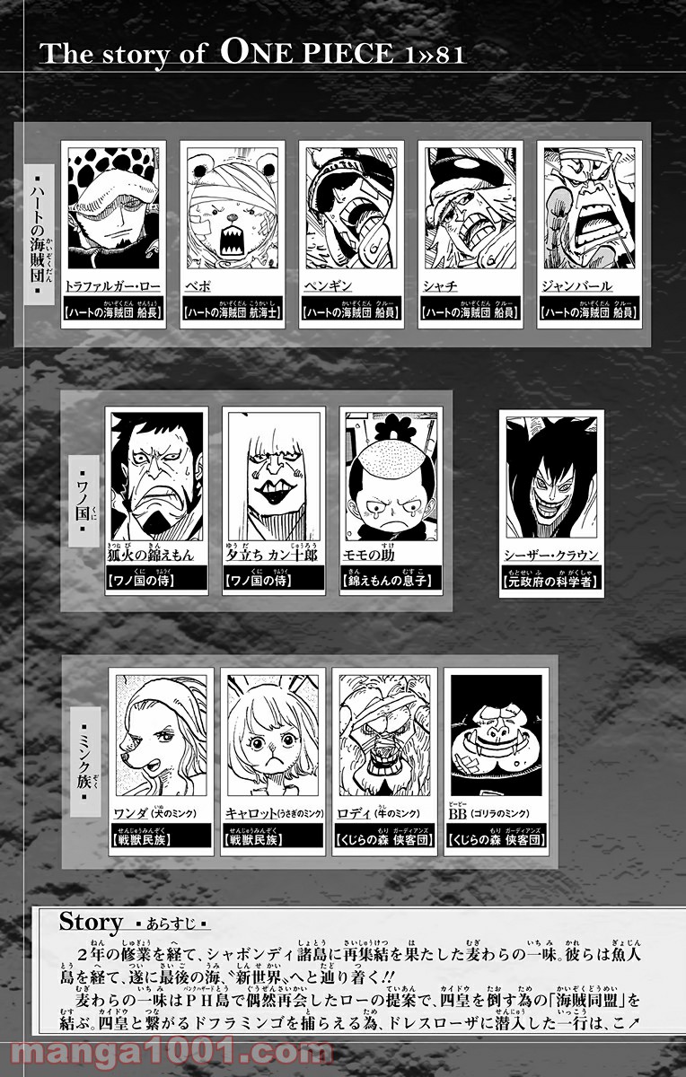 One Piece Chapter 807 3ページ