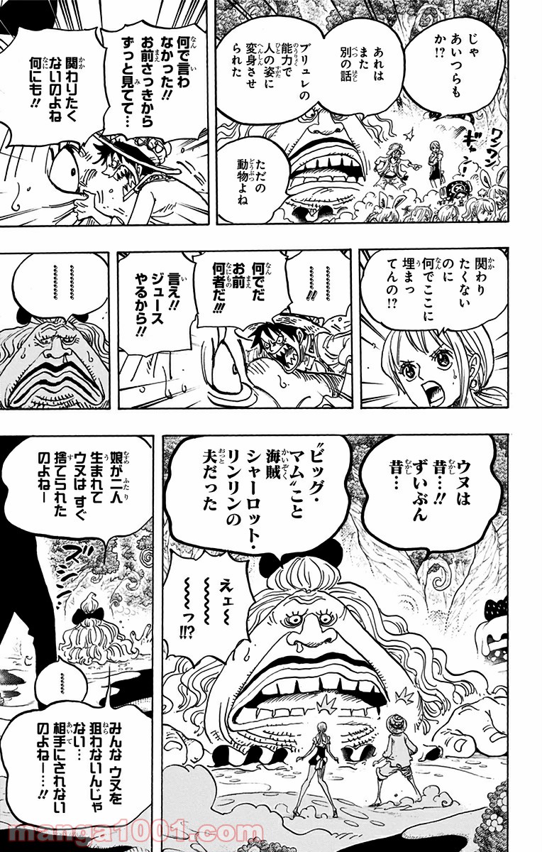 One Piece Chapter 835 17ページ