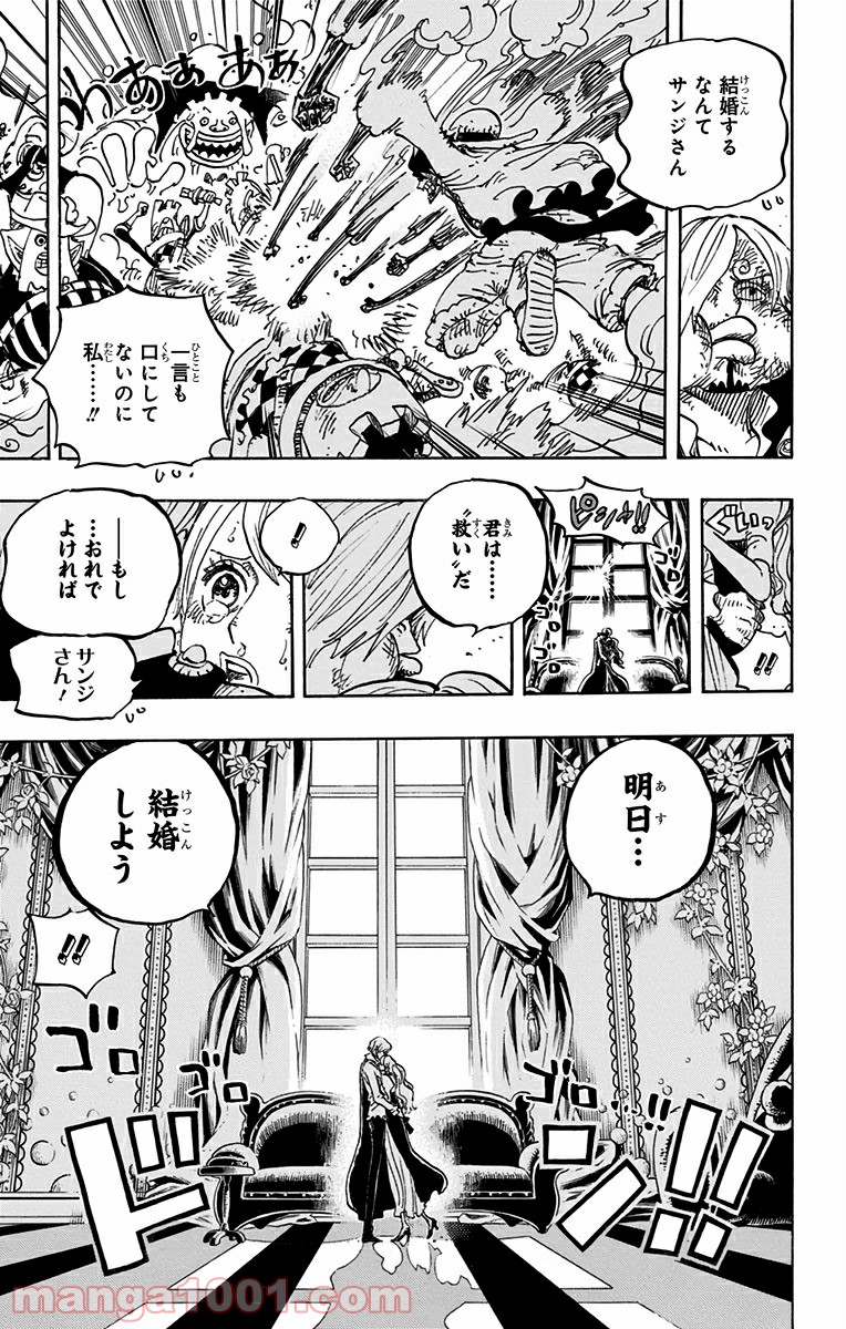 One Piece Chapter 845 17ページ