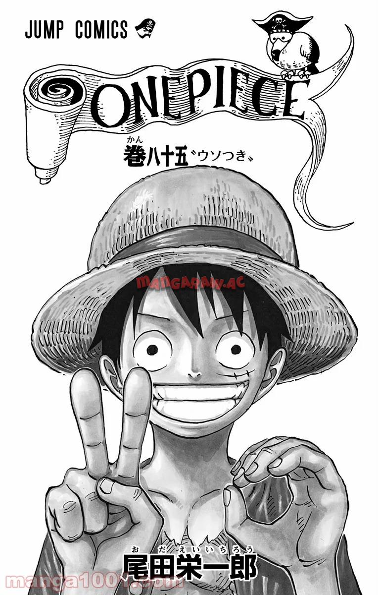 One Piece Chapter 849 1ページ