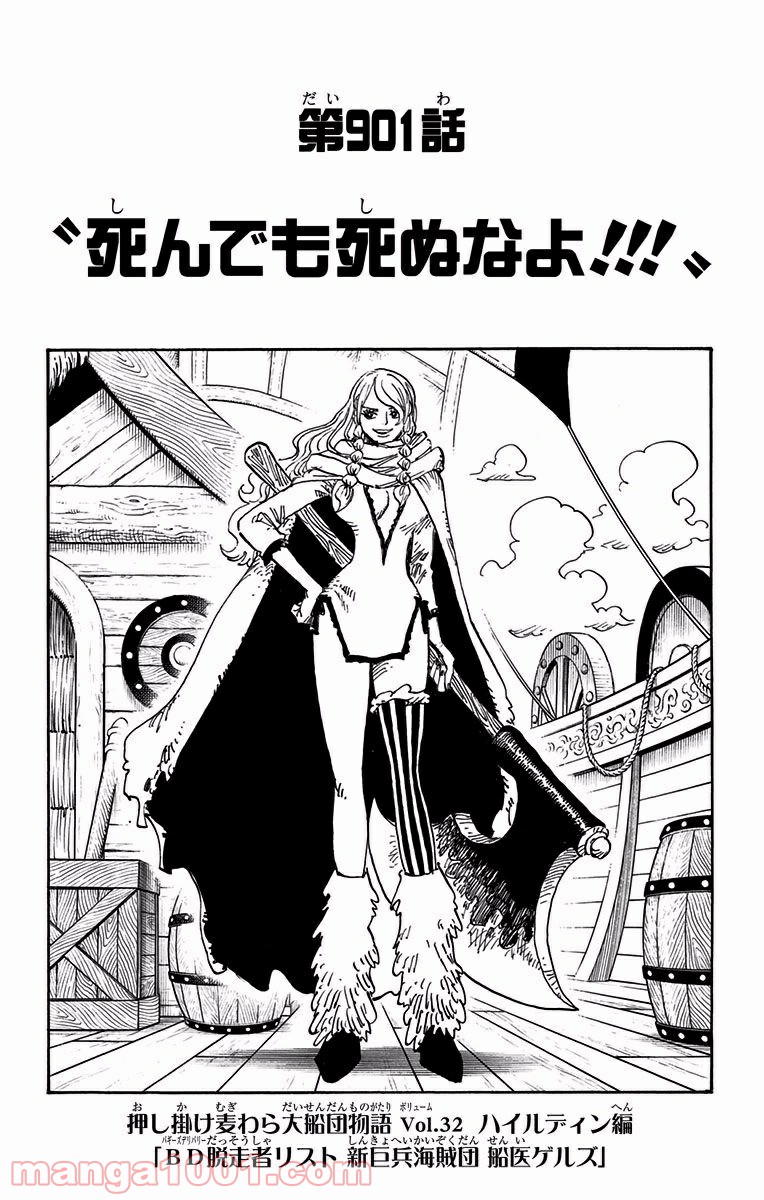 One Piece Chapter 901 2ページ