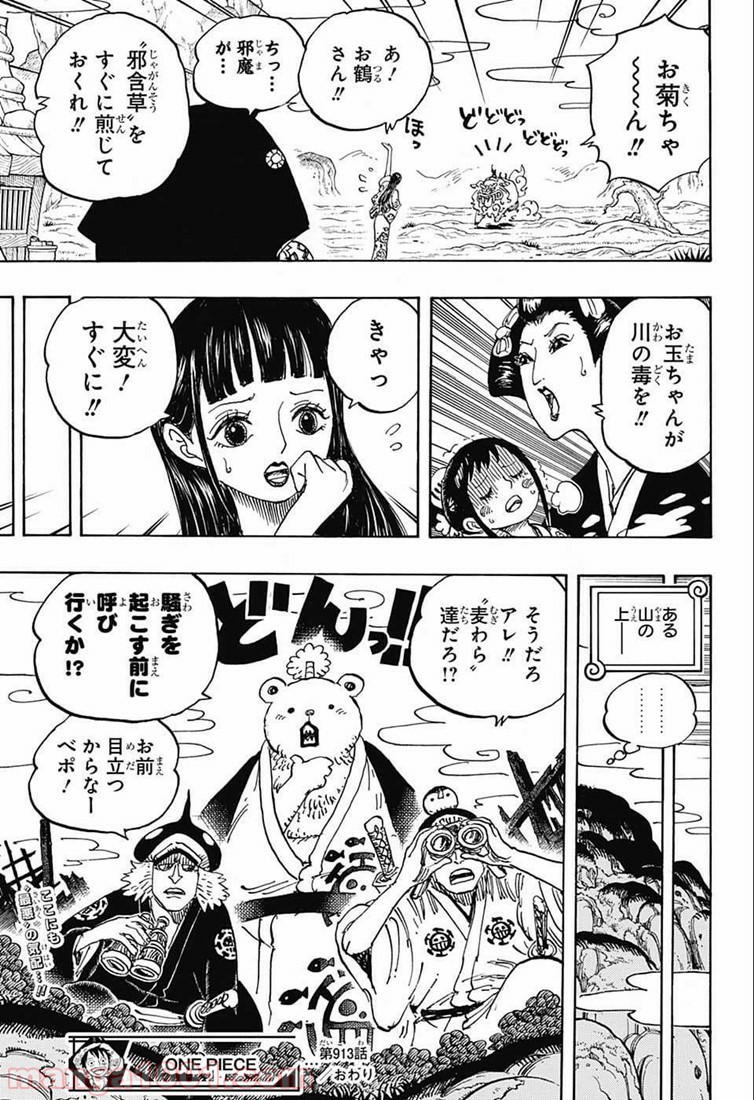 One Piece Chapter 913 17ページ