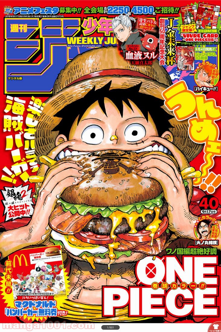 One Piece Chapter 916 1ページ