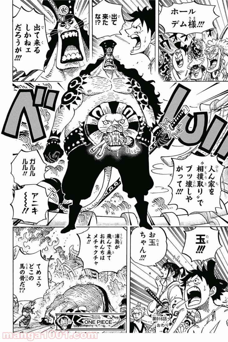 One Piece Chapter 916 18ページ