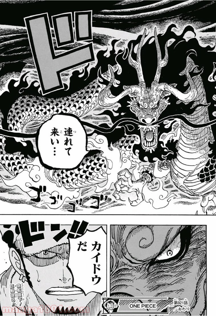 One Piece Chapter 921 20ページ