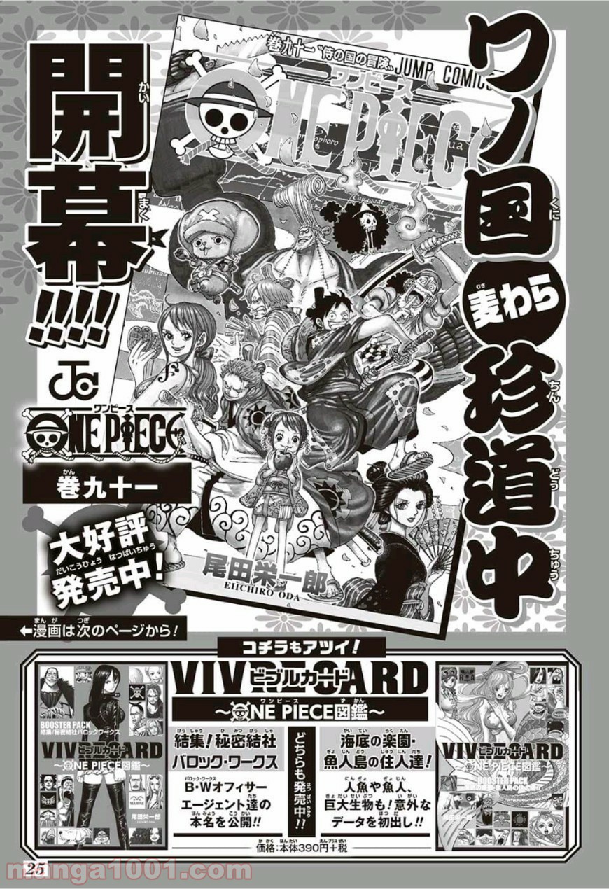 One Piece Chapter 929 3ページ