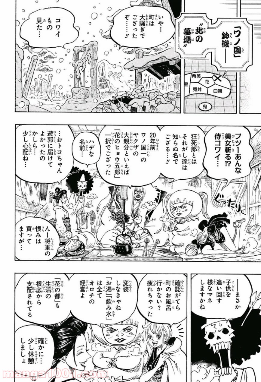 One Piece Chapter 934 8ページ
