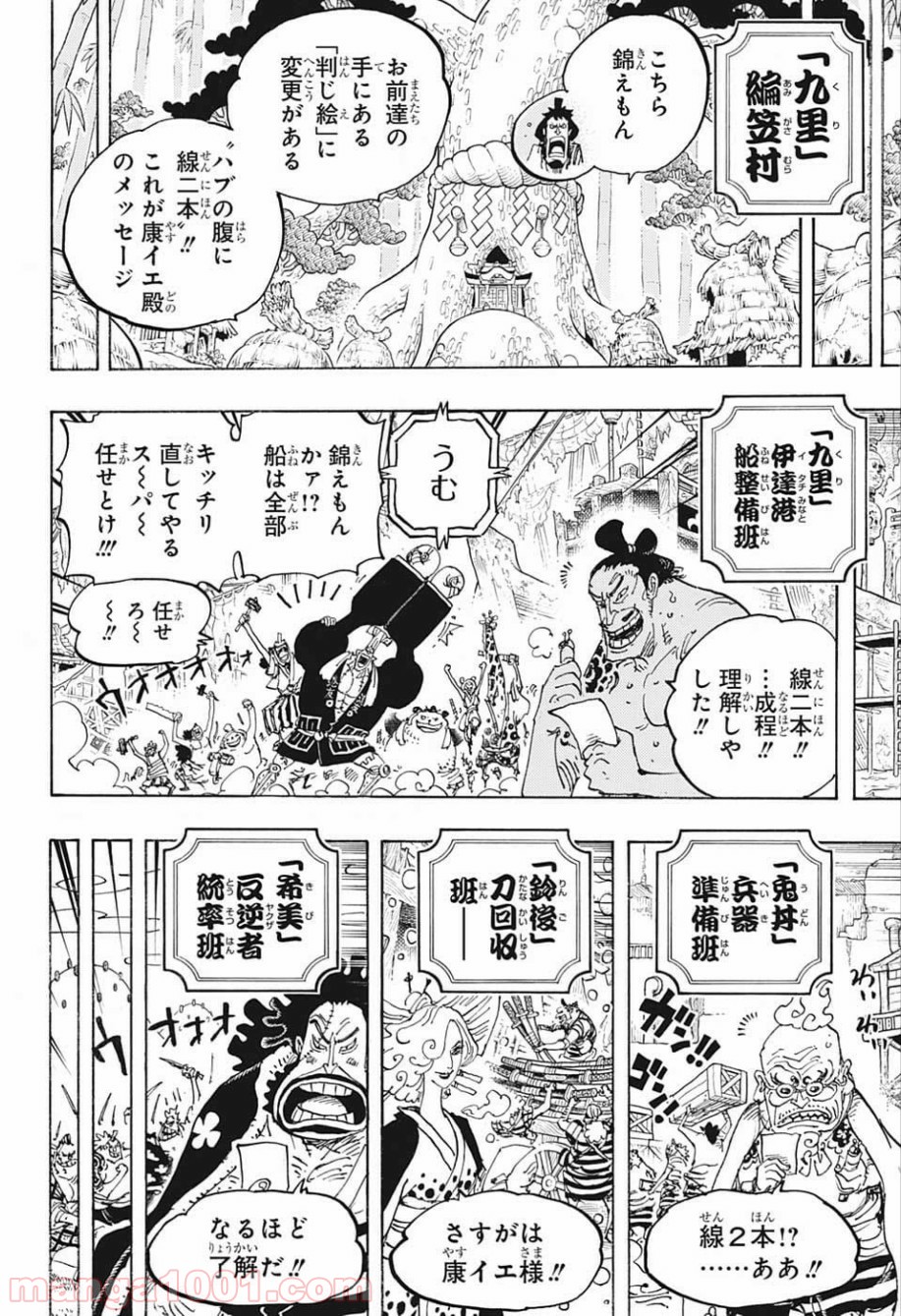 One Piece Chapter 954 8ページ
