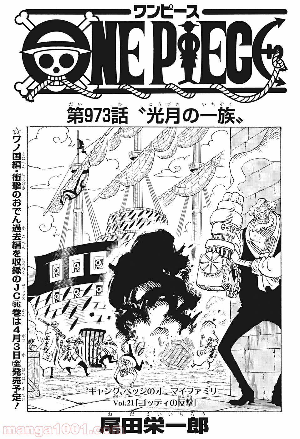 One Piece Chapter 973 1ページ