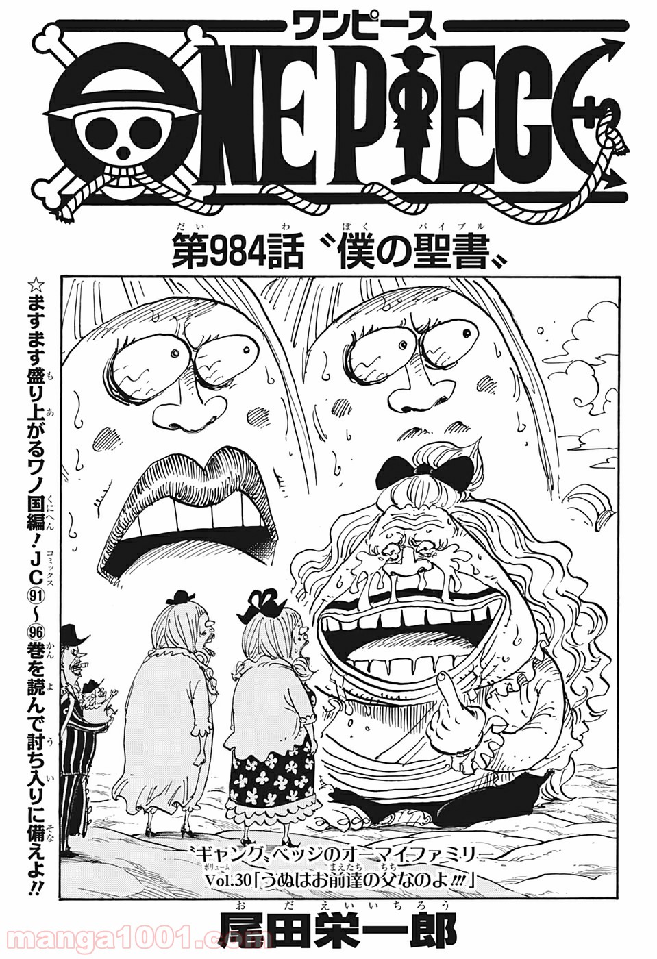 One Piece Chapter 984 1ページ