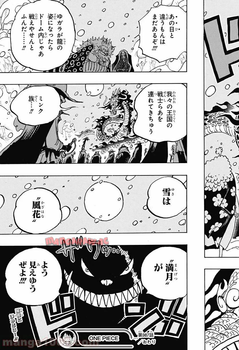 One Piece Chapter 987 17ページ