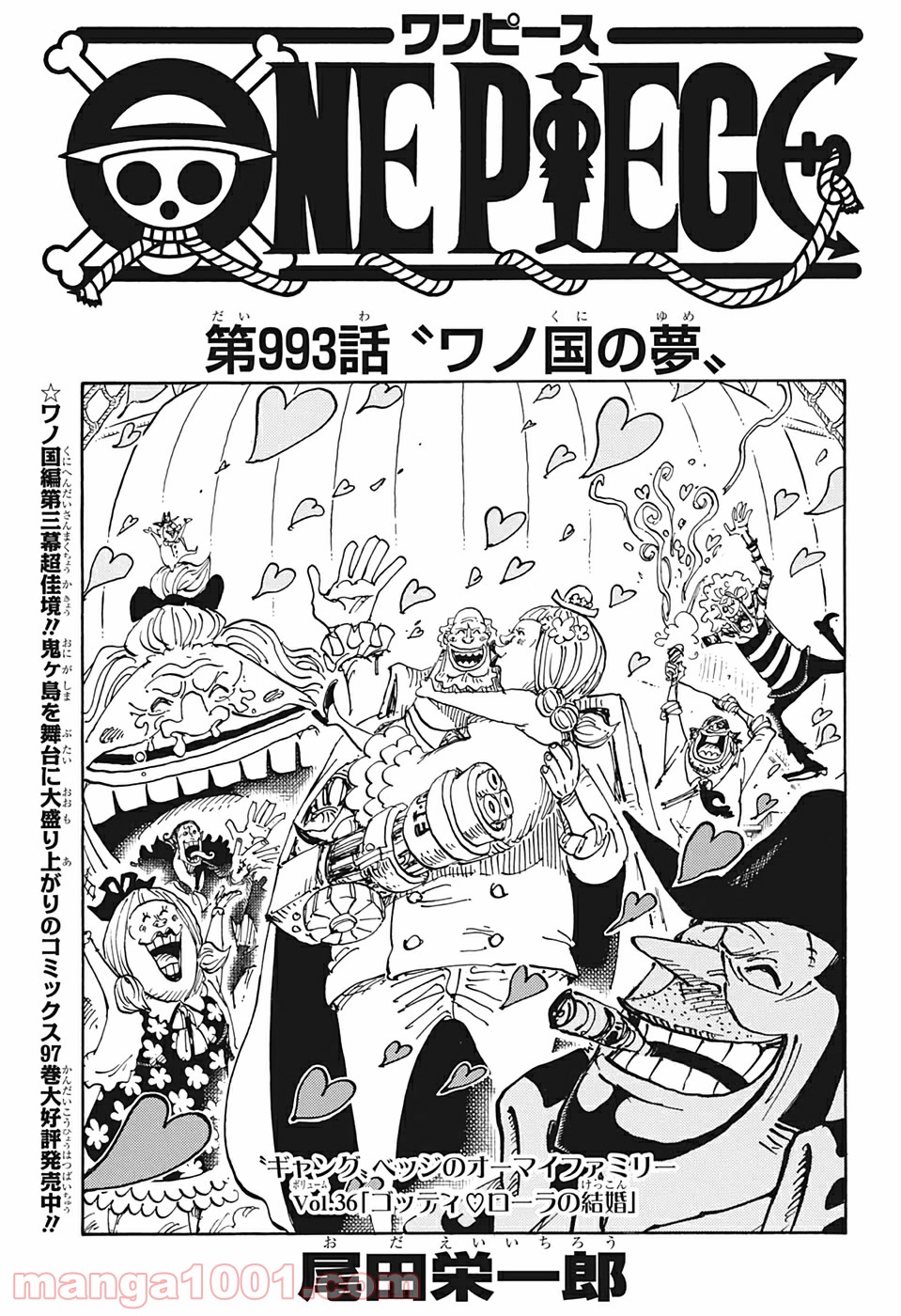 One Piece Chapter 993 1ページ