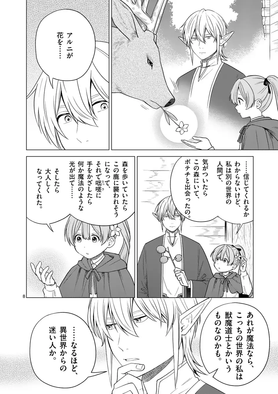 Isekai Pomeranian to Niji no Mofumofu Tabi Chapter 2 8ページ