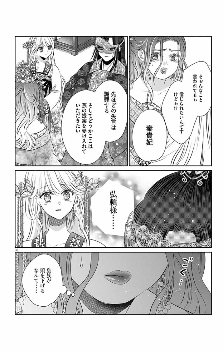 Koutei Denka no Yakutou Kisaki Chapter 8 36ページ