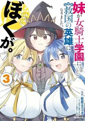 Imouto ga Onna Kishi Gakuen ni Nyuugaku Shitara Naze ka Kyuukoku no Eiyuu ni narimashita. Boku ga.の漫画表紙