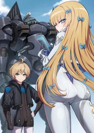 Dareka, Zense ga Sugoude no Kidou Heiki Soujuusha de Aru Watashi ni Heion wo!の漫画表紙