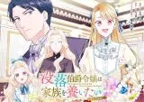 Botsuraku Hakushaku Reijou wa Kazoku wo Yashinaitaiの漫画表紙