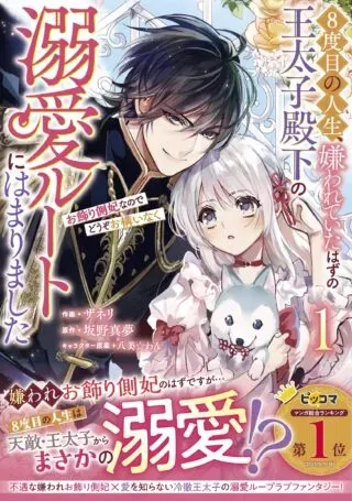 8-dome no Jinsei, Kirawarete Itahazu no Outaishi Denka no Dekiai Route ni Hamarimashitaの漫画表紙